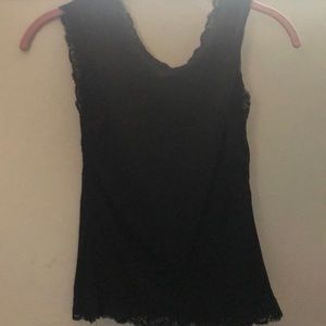 Women’s Black Lace Tank Top